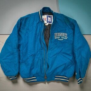 Vintage 90's Logo Athletic Charlotte Hornets NBA Letterman Jacket Size Large